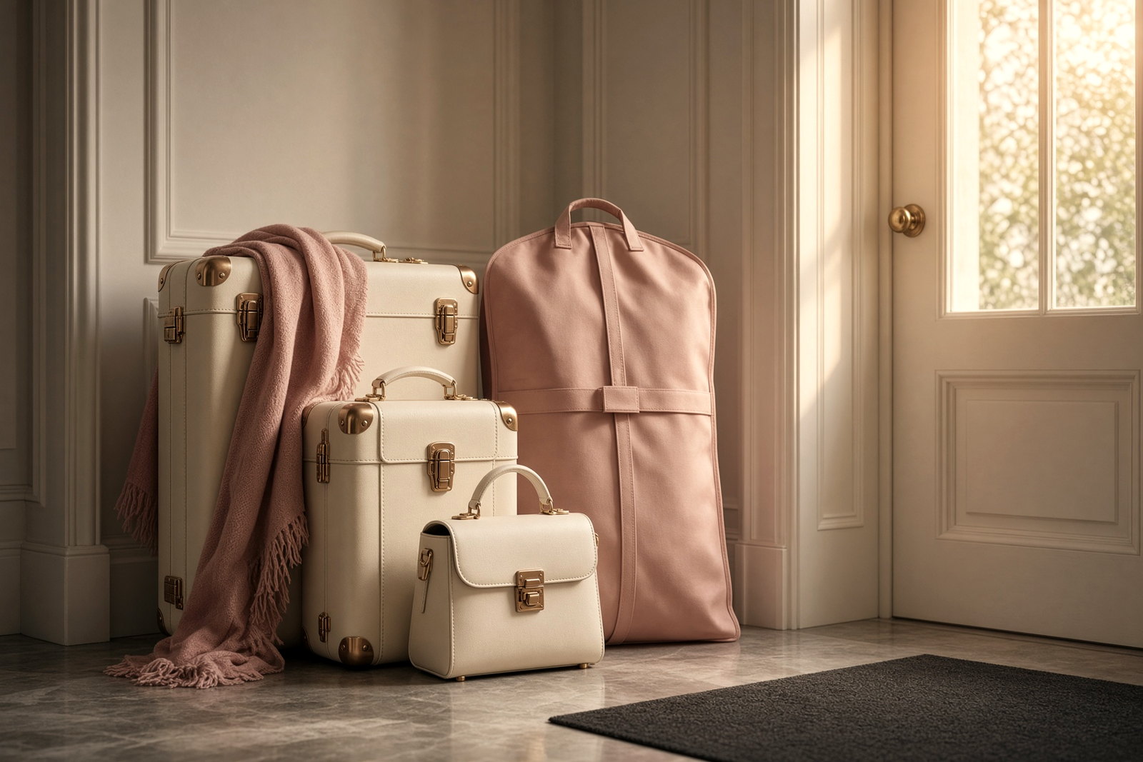 Bags by the door